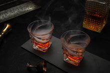 Load image into Gallery viewer, Spiral Whiskey Glasses Set of 4. Made in Europe, 100% Lead Free